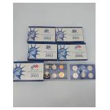United States Mint Proof Sets (2001-2003, 2005-2006) (Lot of 5)