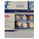 United States Mint Proof Sets (2001-2003, 2005-2006) (Lot of 5)