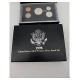 1998 United States Mint Premier Silver Proof Set