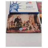 United States Mint Proof Sets - 2007 10 of 14; 2007 Red-Case 6-Coin; 2018 (Lot of 4)