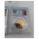3-Coin US Set - 2005-S Dime PR70DCAM, 2003-S Washington Half Dollar PF69 Ultra Cameo, Presidential $1 Washington