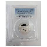 90% Silver PCGS PR69DCAM Wis. 2004-S 25C - NY 2001-S 25C - Shenandoah NP-S 2014-S (Lot of 3)