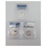 90% Silver Shenandoah NP-Silver 2014-S PCGS PR69DCAM (Lot of 3)