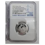 90% Silver Fort Moultrie 2016-S 25C Silver Proof & Lowell 2019-S 25C Silver Proof (2-Coin Set)