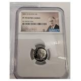 3-Coin Proof Coin Lot: 1970-S 50C PR69, 1971-S 10C PR69, 2001-S 10C PF70UC NGC (Lot of 3)