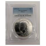 40% Silver Eisenhower Dollars 1971-S MS63 PCGS Silver (Lot of 2)