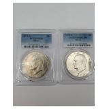 40% Silver Eisenhower Dollars (Lot of 2)