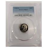 Lot Of 4 Graded Roosevelt Dimes