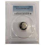 Lot Of 4 Graded Roosevelt Dimes