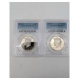 Kennedy Half Dollar - 2009-S & 2007-S PCGS PR69DCAM 50C