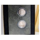 Liberty Nickel 2-Coin Presentation Set in Green Marble Card & Gold Box