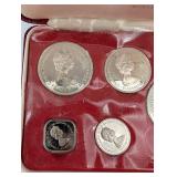 Commonwealth of the Bahamas Proof Set Franklin Mint Red Case