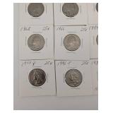 US Quarters Lot - 1965-1982 Mix (P&D Mint), Bicentennial 1976, 20 Coins
