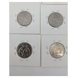 US Quarters (Lot of 10) - 1985-P & 2021-D, Mixed Designs