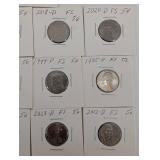 Jefferson Nickels FS58 - Mixed Years (13 coins)