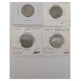 Buffalo Nickel 5c 1920s (Lot of 25)