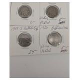 Buffalo Nickel 5c 1920s (Lot of 25)