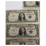 United States One Dollar Silver Certificate Banknotes - Series 1957B