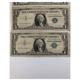 US One Dollar Silver Certificate - Series 1957A (12 Notes)