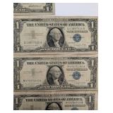 US One Dollar Silver Certificate - Series 1957A (12 Notes)