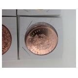 Aztec Calendar Copper Round 1 oz (Lot of 4)