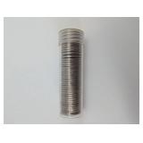 1954 Jefferson Nickel 5-Cent Coins in Plastic Capsule