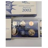 United States Mint Proof Set 2002 with 50 State Quarters