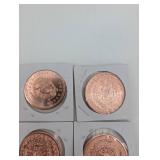 1oz Copper Rounds Assortment (Lot of 6)