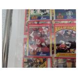 Large Collection of 1989 Score NFL Football Cards And Chris Carter Rookie cards