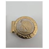 Walking Liberty Money Clip & 1969 Washington Quarter