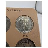 Beautiful 50 Piece Walking Liberty Half Starter Set!