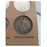 Beautiful 50 Piece Walking Liberty Half Starter Set!