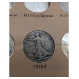 Beautiful 50 Piece Walking Liberty Half Starter Set!