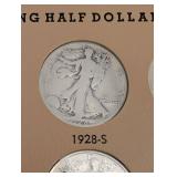 Beautiful 50 Piece Walking Liberty Half Starter Set!