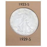 Beautiful 50 Piece Walking Liberty Half Starter Set!