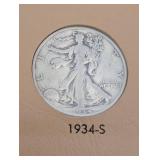 Beautiful 50 Piece Walking Liberty Half Starter Set!