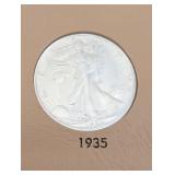 Beautiful 50 Piece Walking Liberty Half Starter Set!