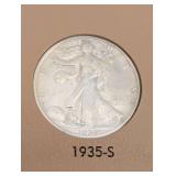 Beautiful 50 Piece Walking Liberty Half Starter Set!