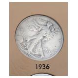 Beautiful 50 Piece Walking Liberty Half Starter Set!