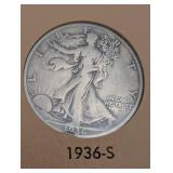 Beautiful 50 Piece Walking Liberty Half Starter Set!