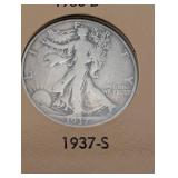 Beautiful 50 Piece Walking Liberty Half Starter Set!