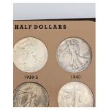 Beautiful 50 Piece Walking Liberty Half Starter Set!
