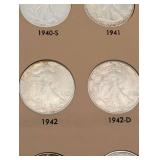 Beautiful 50 Piece Walking Liberty Half Starter Set!