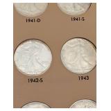 Beautiful 50 Piece Walking Liberty Half Starter Set!