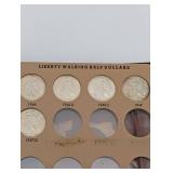 Beautiful 50 Piece Walking Liberty Half Starter Set!