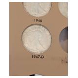 Beautiful 50 Piece Walking Liberty Half Starter Set!