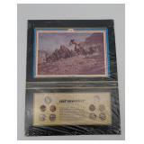 Old West Coin Set on Display Card