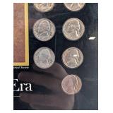Nickel Display - The Jefferson Era Vintage US Nickels Collection