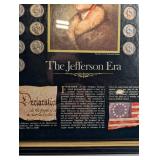 Nickel Display - The Jefferson Era Vintage US Nickels Collection