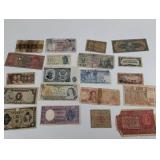 World Currency Banknotes Collection - Vintage Assortment